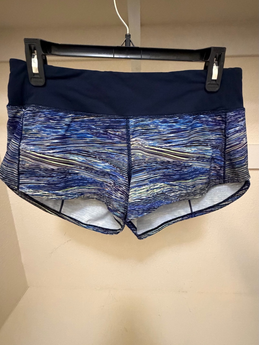 lululemon athletica Navy Multi-Blue Speed Up Shorts